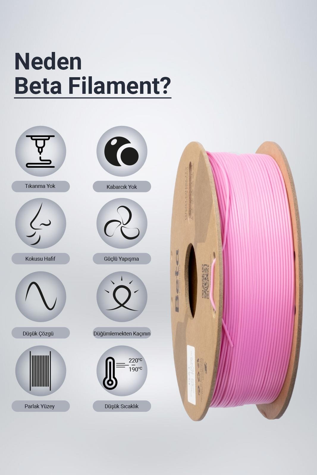 Beta%20PLA%20High-Speed%20Filament%20Rose%20Pink(Pembe)%20-%201KG