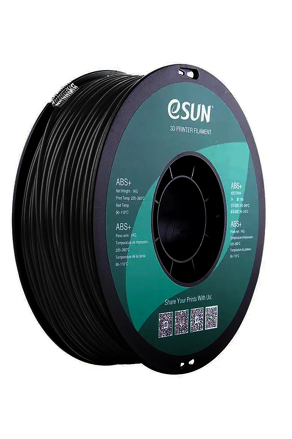 Esun%20ABS+%20Filament%20Siyah