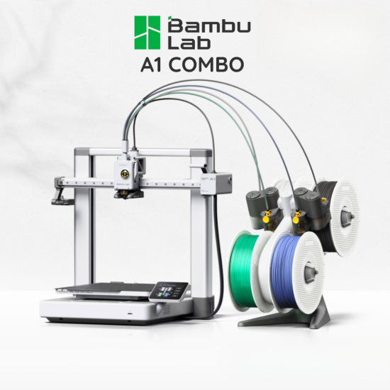 4 Renk Baskı Bambu Lab A1 Combo 3D Printer