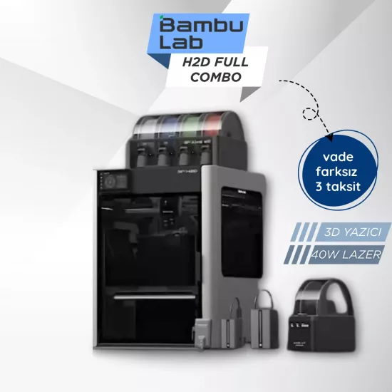 Bambu Lab H2D Laser Full Combo 40W 3D Yazıcı