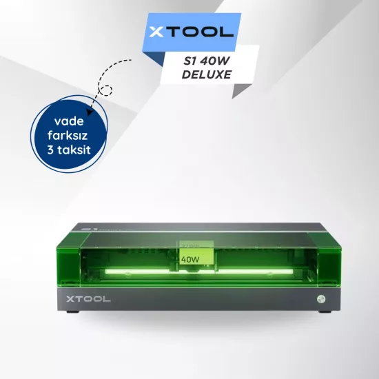 xTool S1 40W Deluxe Paket Lazer Makinesi