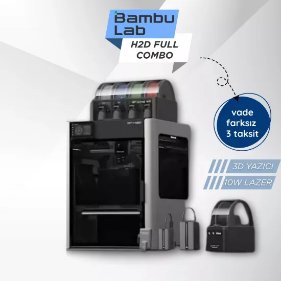 Bambu Lab H2D Laser Full Combo 10W 3D Yazıcı
