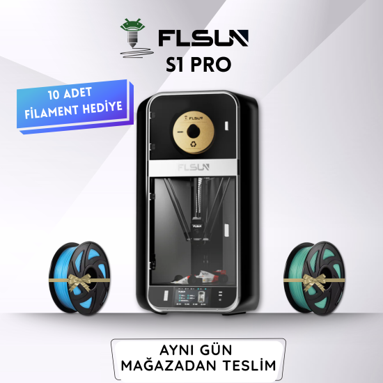 Flsun S1 Pro 3D Yazıcı + 10 Adet Hediye Filament