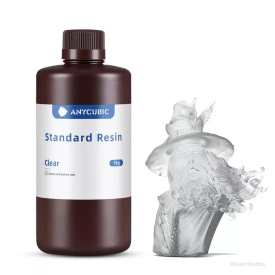 Anycubic Standard Reçine Clear (Şeffaf) - 1 KG