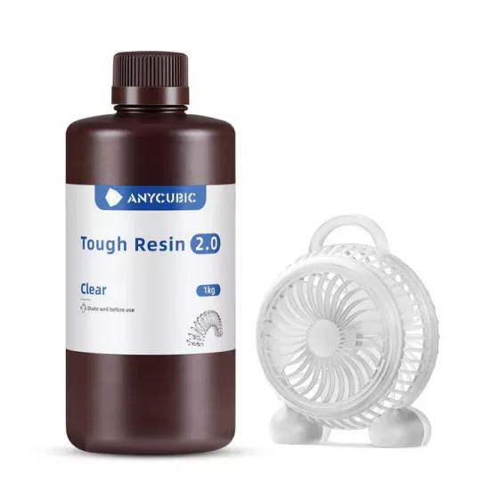 Anycubic Tough Resin 2.0 Clear (Şeffaf) - 1KG