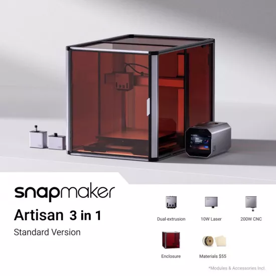 Snapmaker Artisan 3-in-1 3D Yazıcı KABİNLİ
