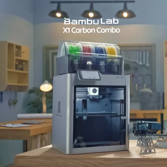 Bambu Lab X1 Carbon Combo 3D Printer