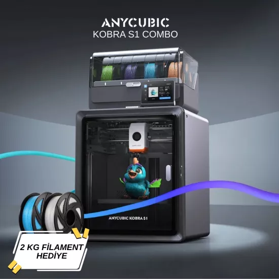 Anycubic Kobra S1 Combo FDM 3D Yazıcı