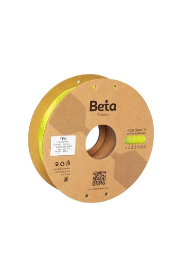 Beta TPU 95A Filament Transparent Lemon Yellow