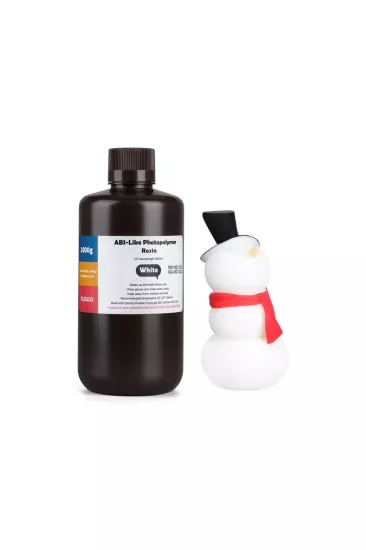 Elegoo Abs Like Fotopolimer Reçine Beyaz - 0.5 Kg