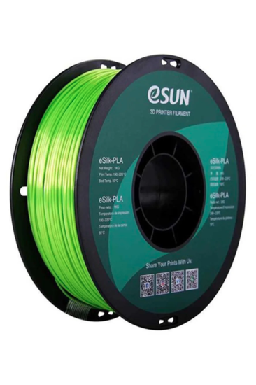 Esun eSilk-PLA Filament Yeşil