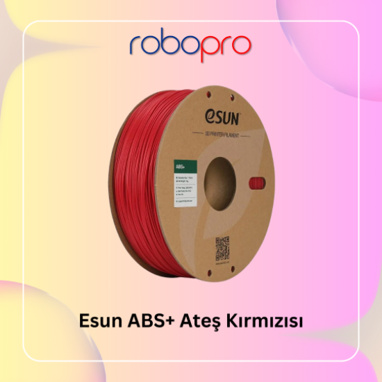 Esun ABS+ Filament Ateş Kırmızısı (1.75mm - 1KG)