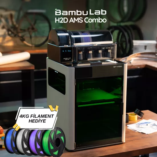 Bambu Lab H2D AMS Combo 3D Yazıcı