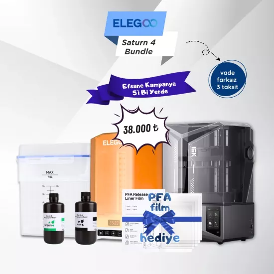 Elegoo Saturn 4 Ultra 5’i Bi Yerde 