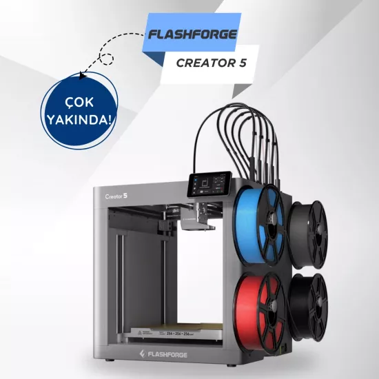 Flashforge Creator 5 Çok Renkli 3D Yazıcı