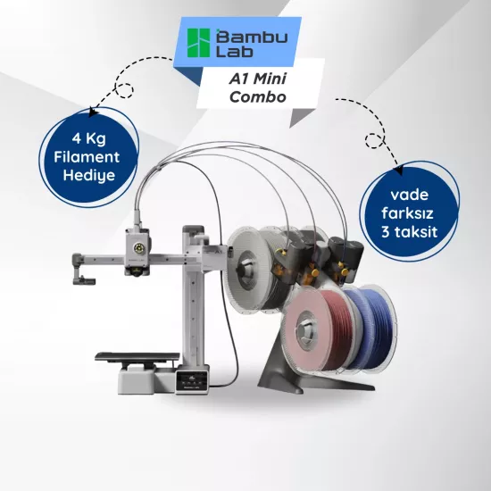 Bambu Lab A1 Mini Combo STOKTAN TESLİM