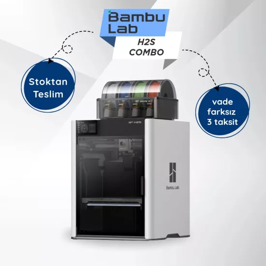 Bambu Lab H2S AMS Combo 3D Yazıcı