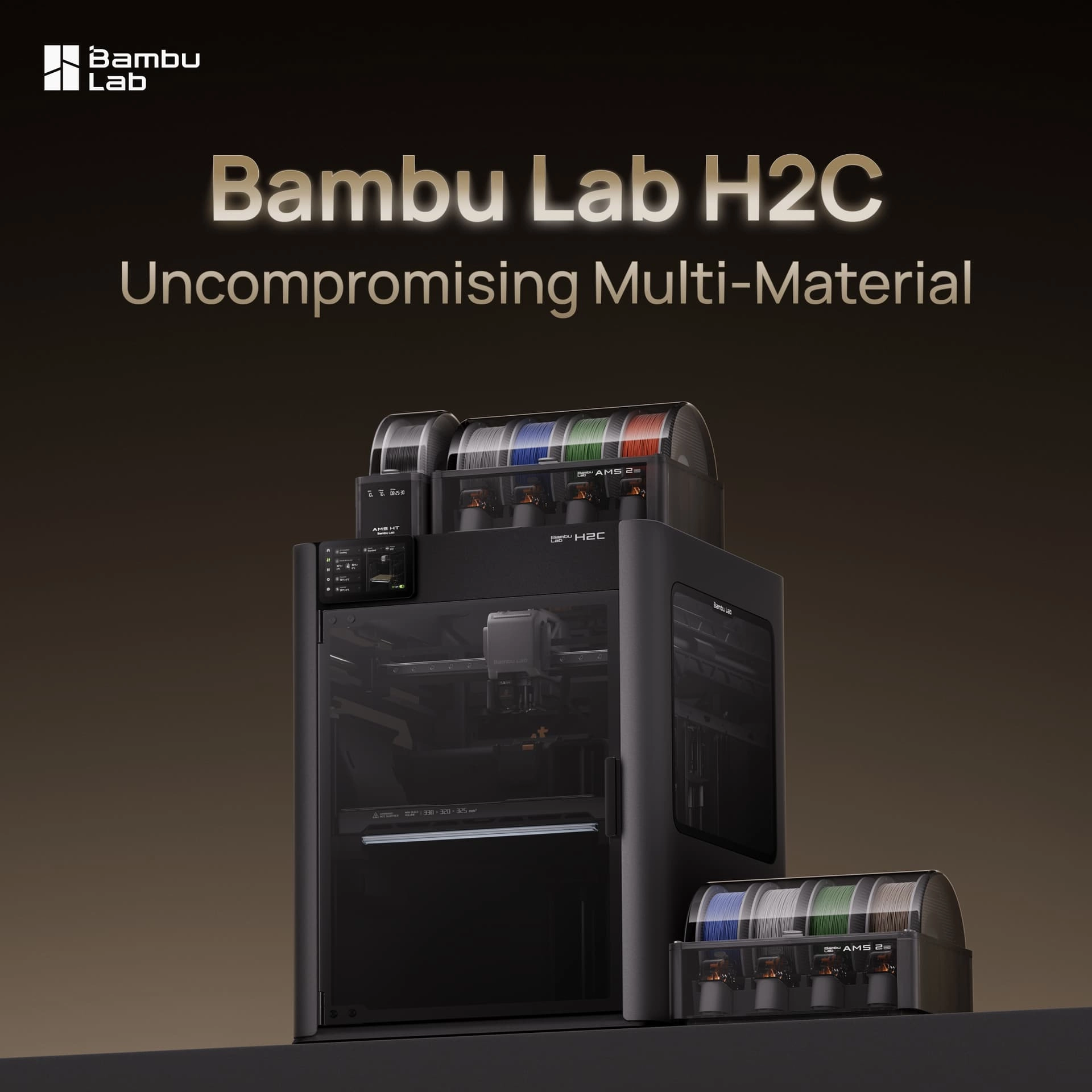 Bambu Lab H2C Ams Combo 3D Yazıcı - RoboPro