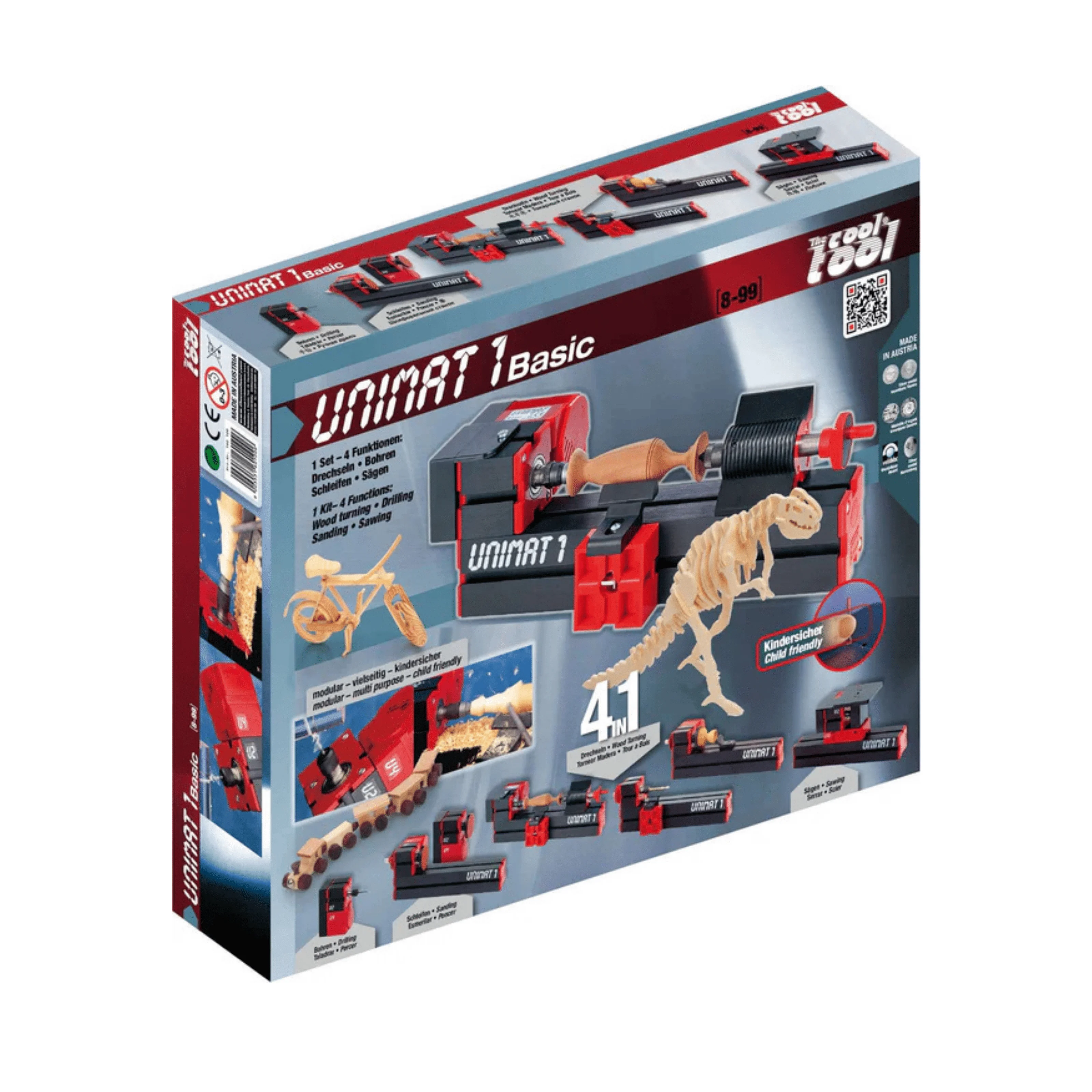 UNIFLAME3点セット Unimat 1 Basic 4 in 1 Ahşap İşleme Makine Seti - RoboPro